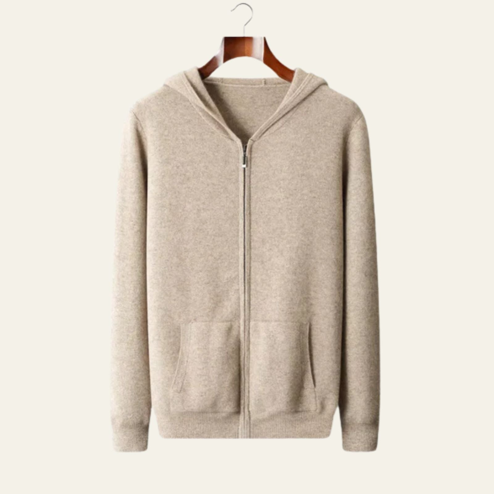 Men’s Merino Wool Zip Hoodie – Long Sleeve