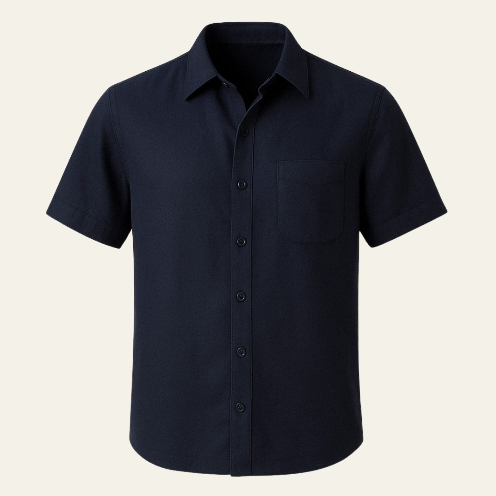 Men’s Button-Front Short-Sleeve Shirt