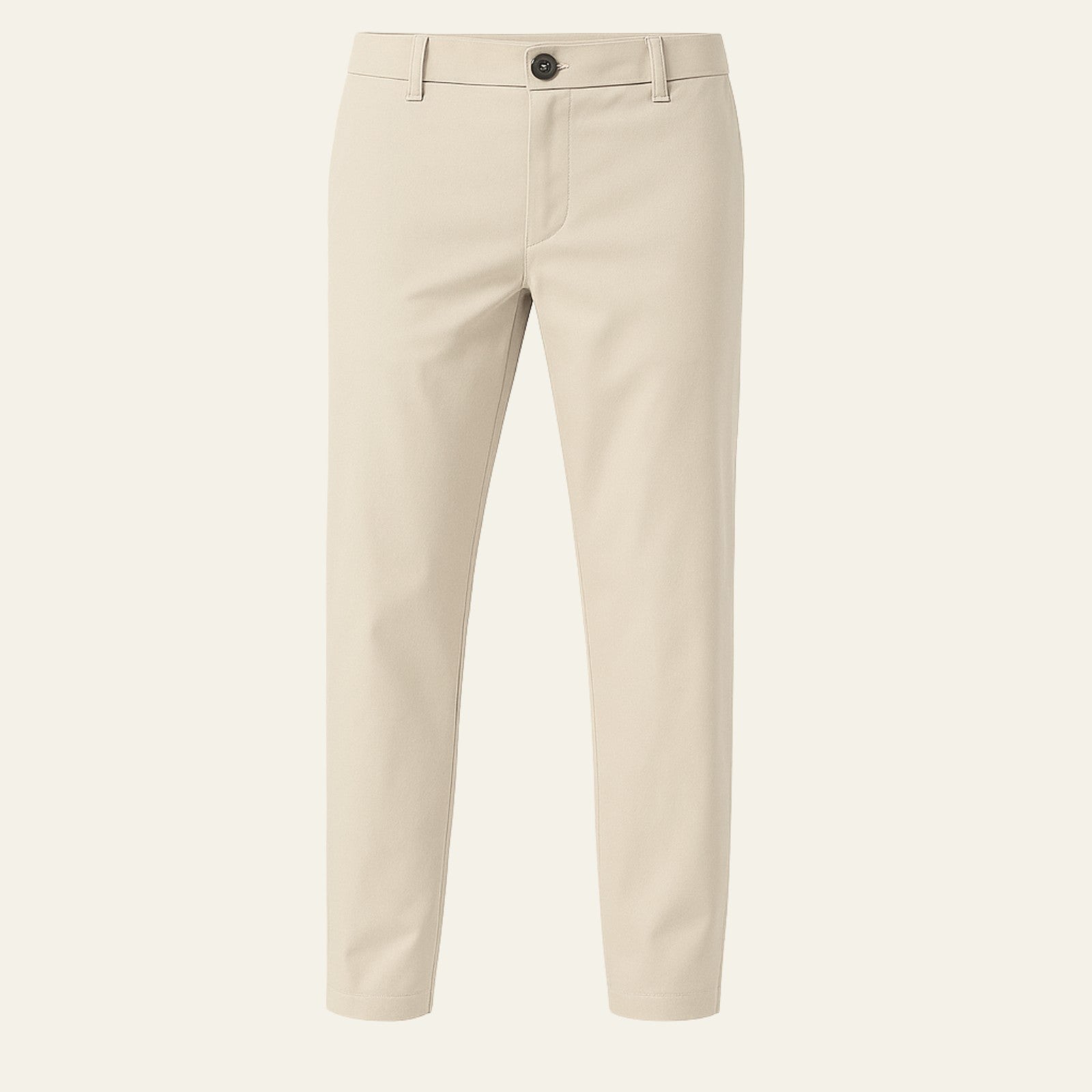 Men’s Cotton Stretch Chino Trousers | Straight Loose Fit
