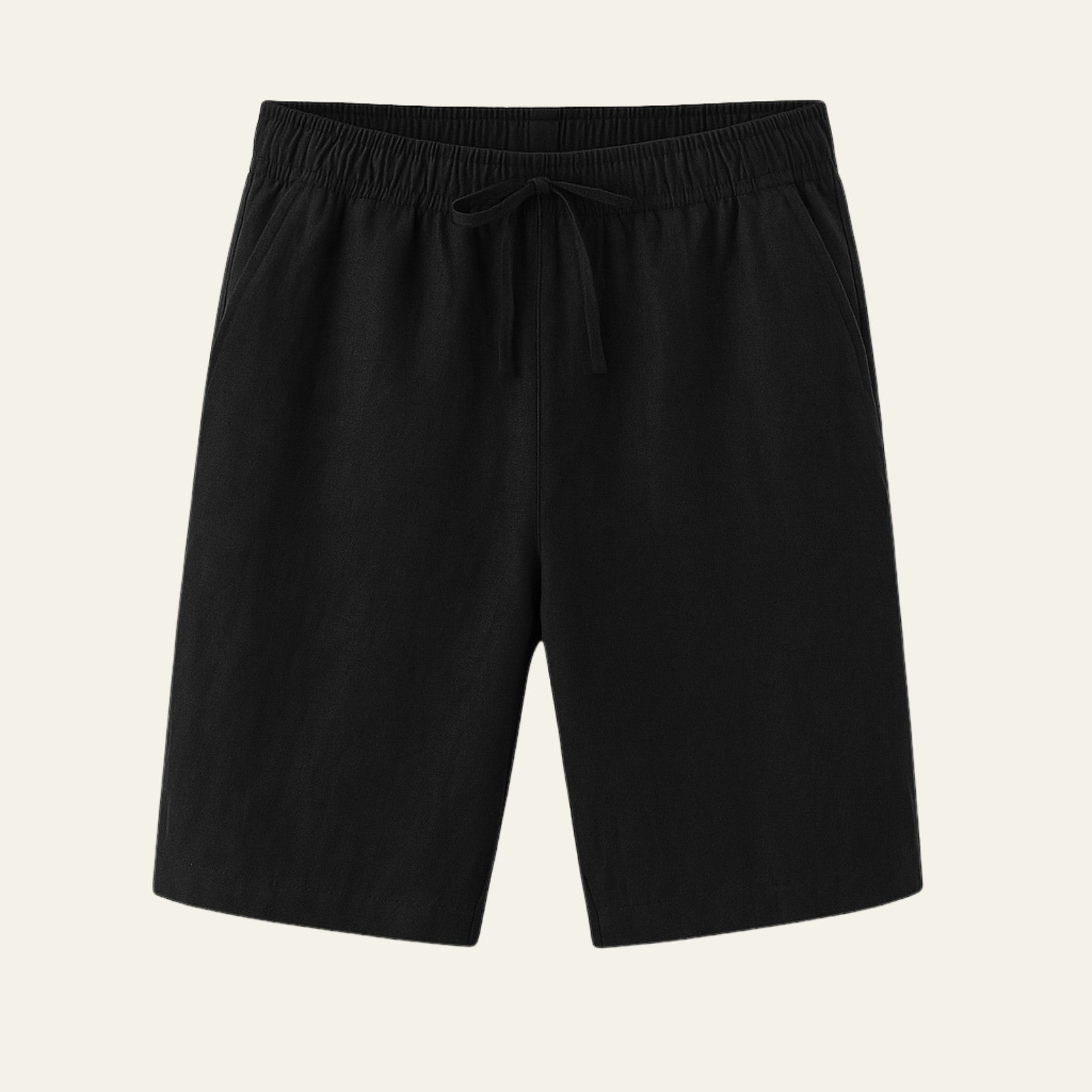 Men’s Linen Blend Shorts | Straight Wide Fit