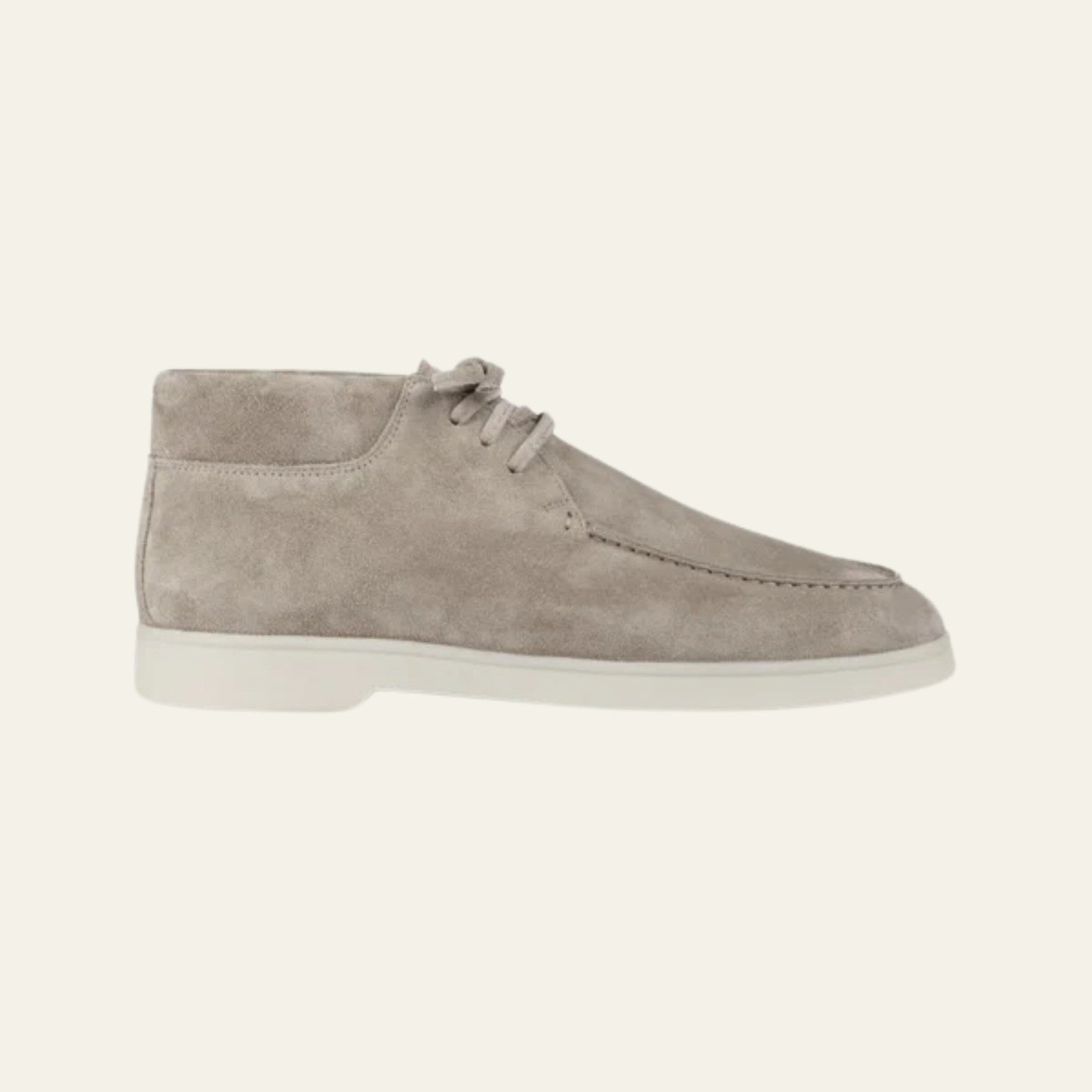 Men’s Vegan Suede Desert Boots – Light Grey