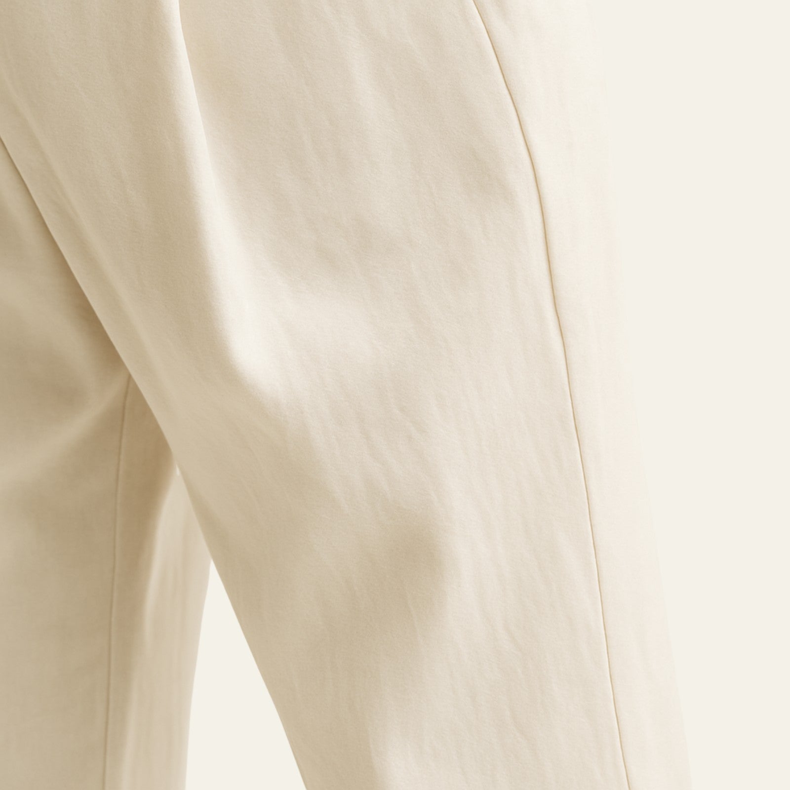 Men’s Linen Blend Pantalon – Wide Fit