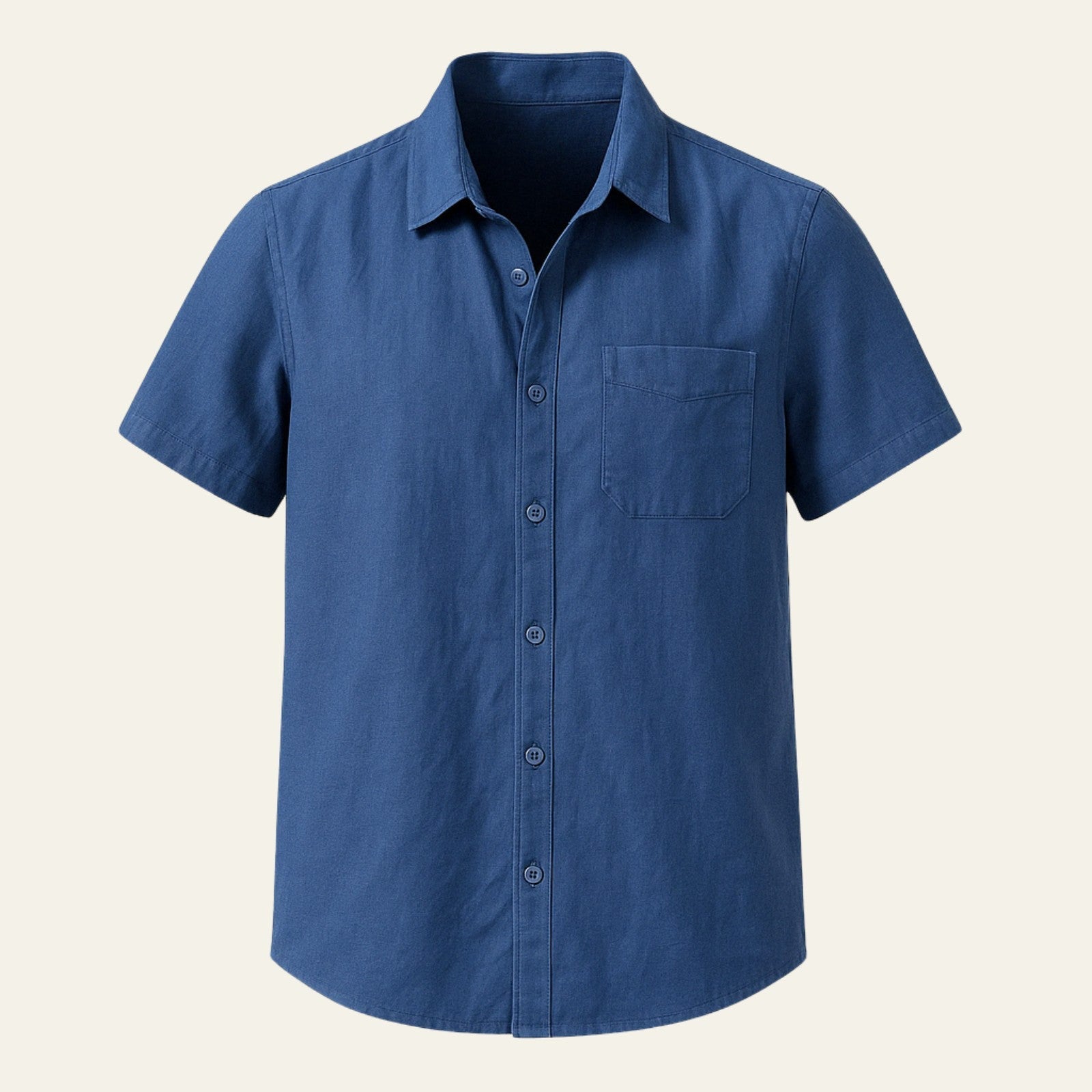 Men’s Button-Front Short-Sleeve Shirt