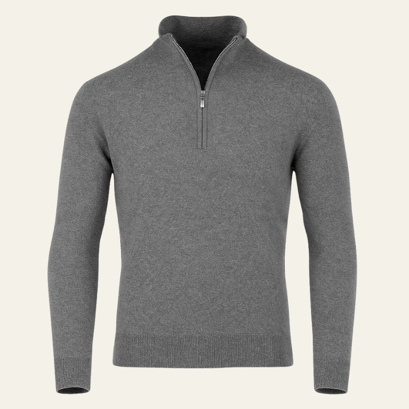 Men’s Quarter Zip Sweater | Long Sleeve, Layering