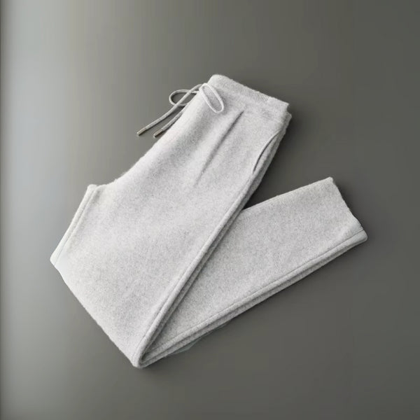 Men’s Cashmere Drawstring Leisure Pants | Relaxed Fit