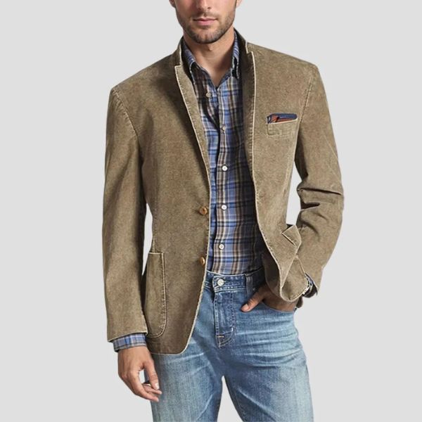 Men’s Casual Cotton Blazer – Relaxed Fit