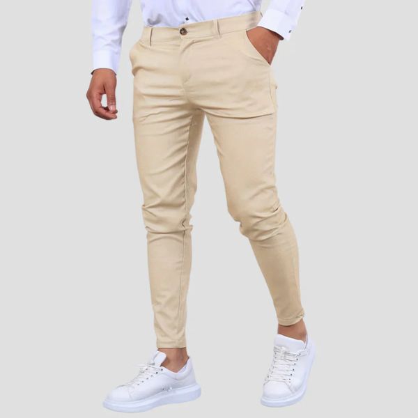 Men’s Viscose Slim Trousers
