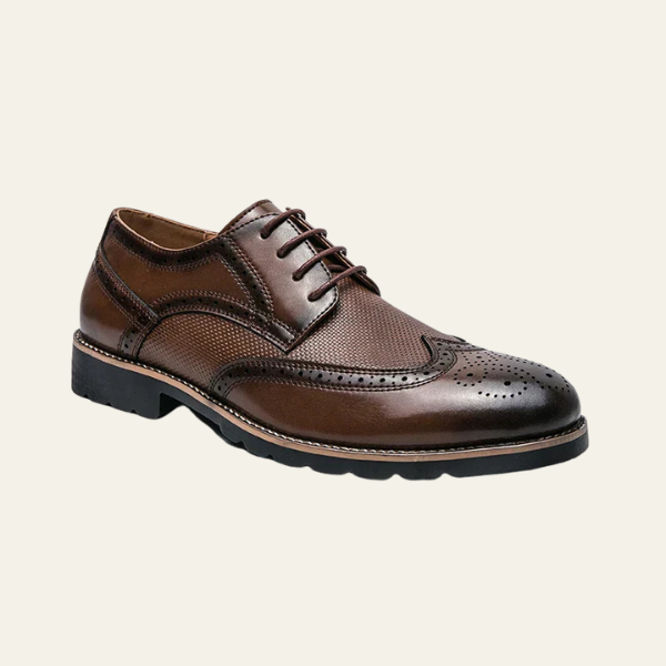 Men’s Leather Brogues | Classic Wingtip Dress Shoes