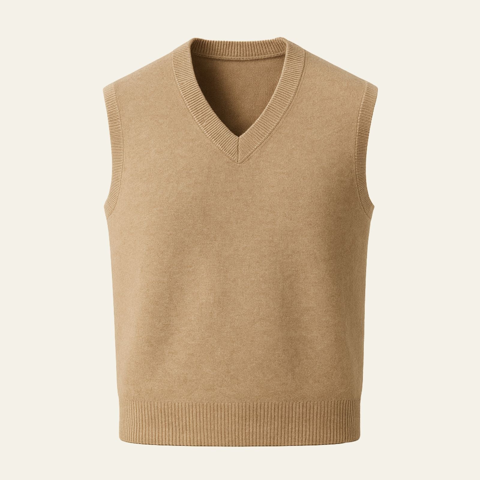 Men’s Wool Blend Sleeveless Vest