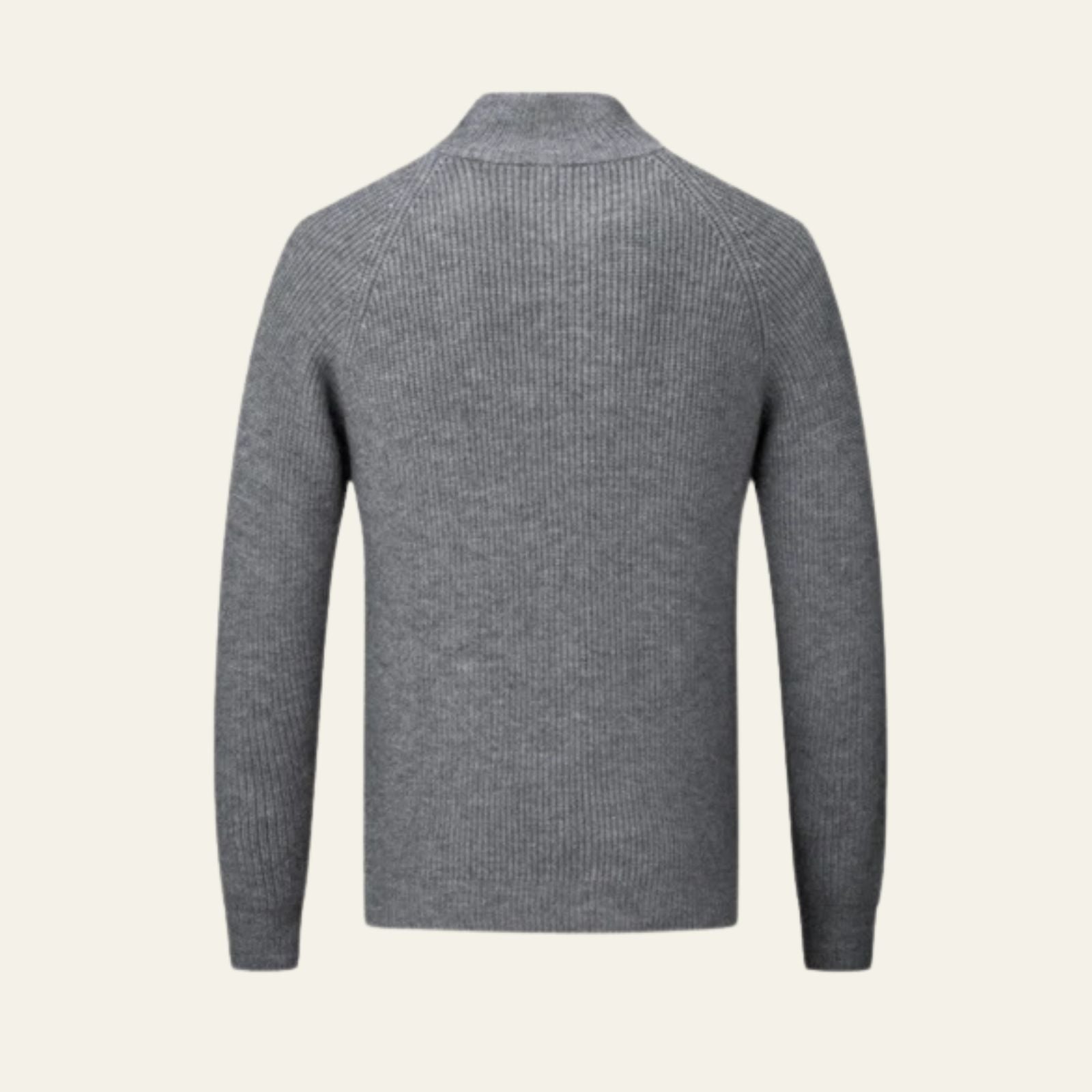 Men’s Wool Zipper Vest | Knit Fabric