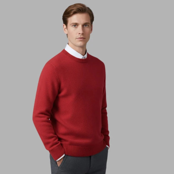 Men’s Crewneck Sweater | Classic Knit Design