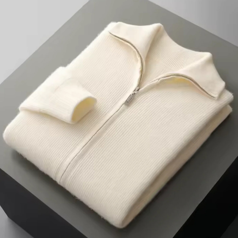 Men’s Zip Vest | Knit Merino Wool Blend