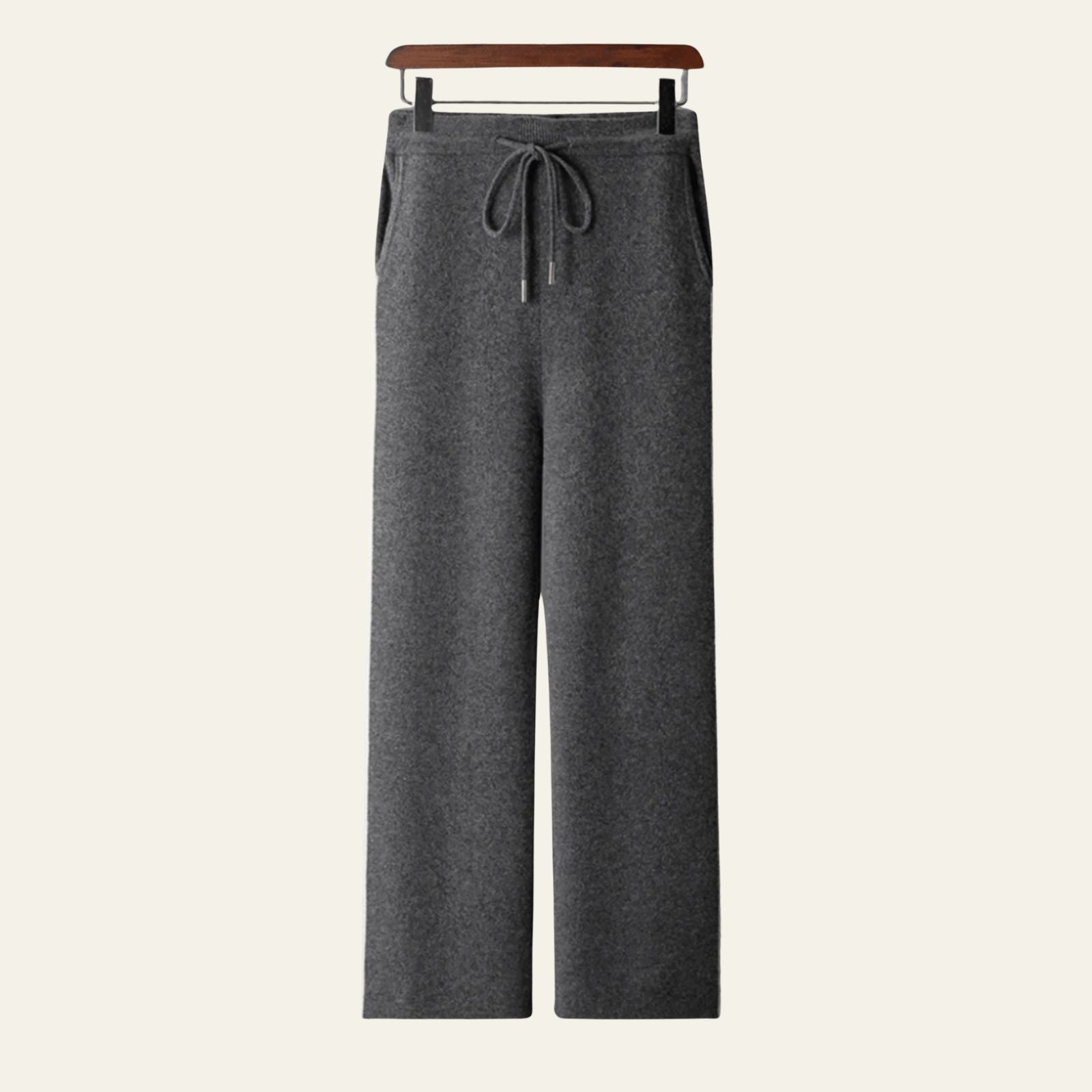 Men’s Merino Wool Straight-Leg Trousers