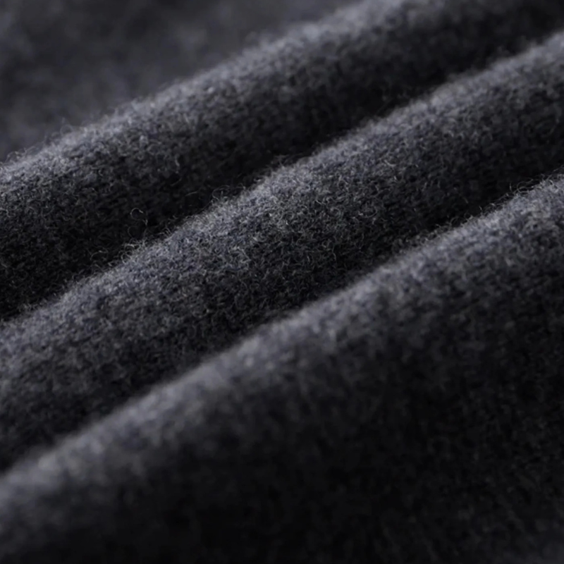 Men’s Hooded Zip Sweater | Wool Blend