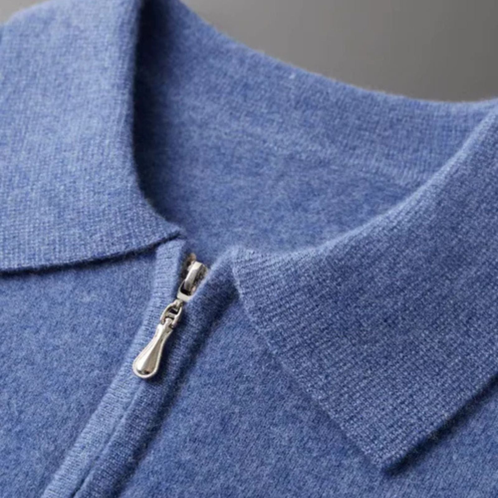 Men’s Merino Wool Quarter Zip Polo | Long Sleeve, Layering