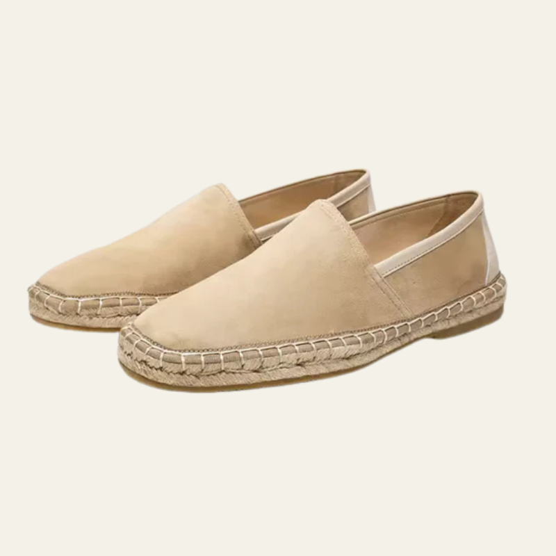 Men’s Suede Espadrilles | Summer Slip-On Shoes