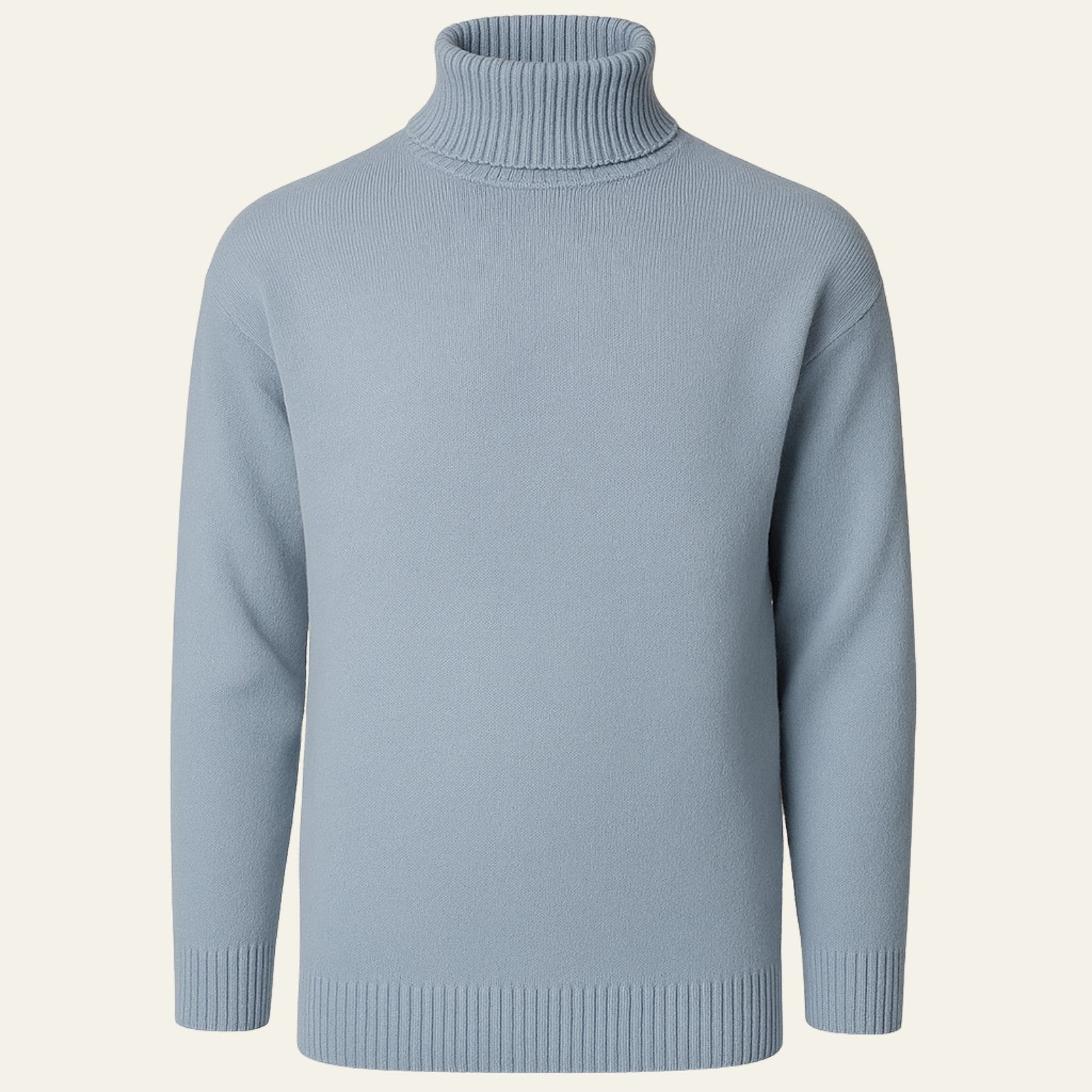 Men’s Cotton Knit Turtleneck | Long Sleeve