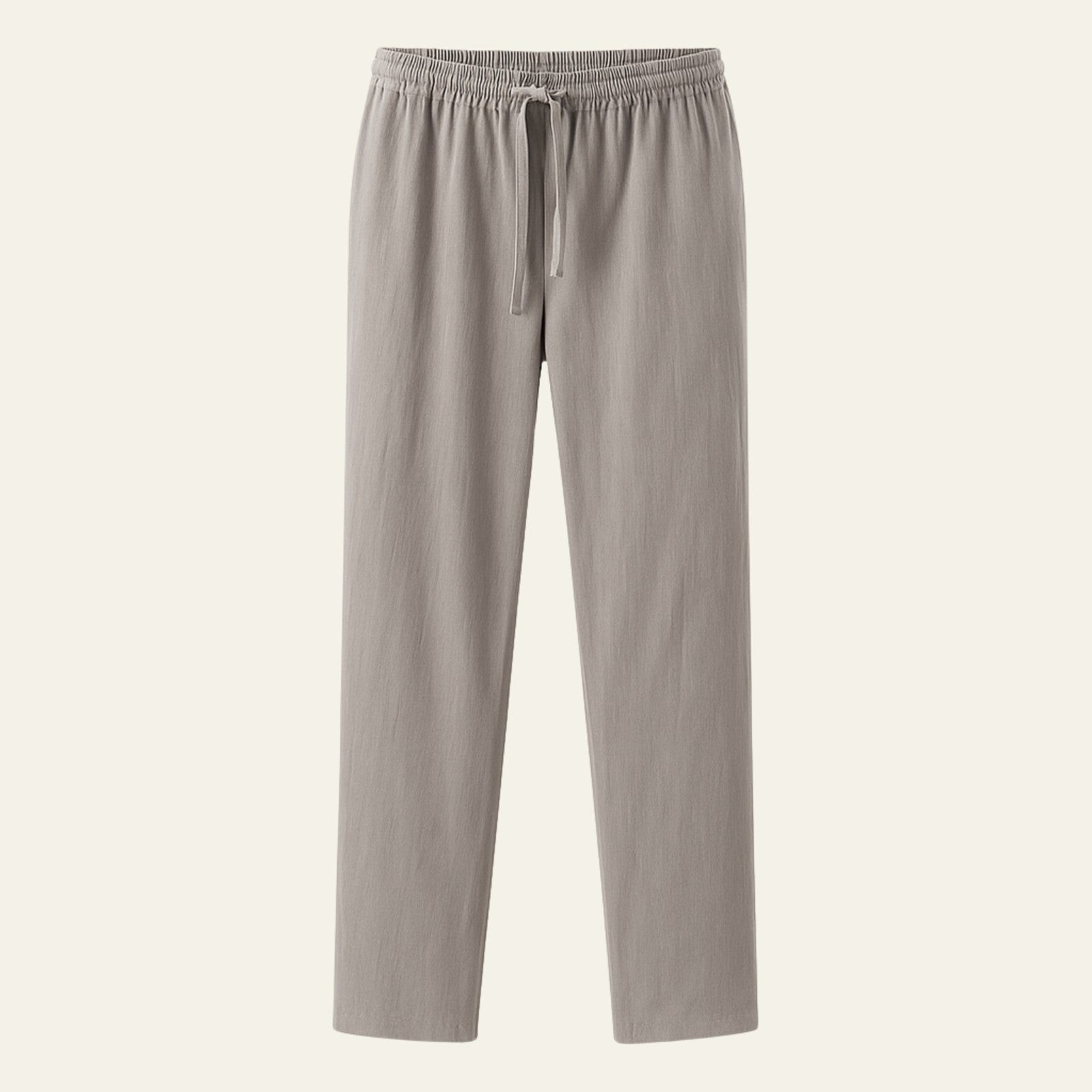 Men’s Linen Blend Pantalon – Straight Fit