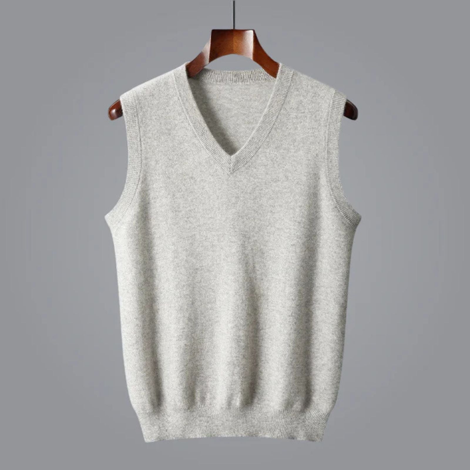 Men’s Wool Blend Sleeveless Vest